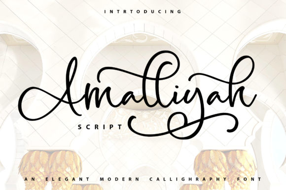 Amalliyah: A Vintage Script Font for Editorial Design