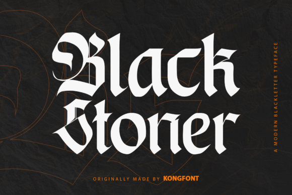 Black Stoner Font for Bold Branding and Visual Impact