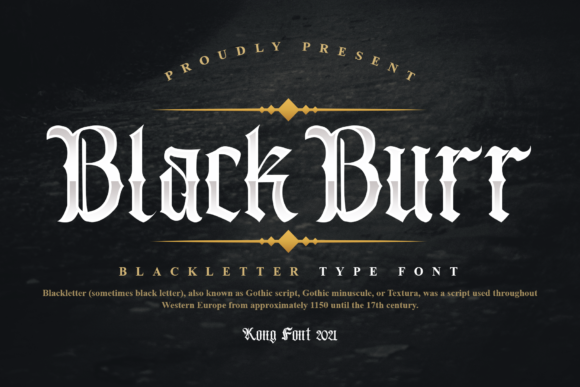 Blackburr: A Vintage Font for Timeless Editorial Design