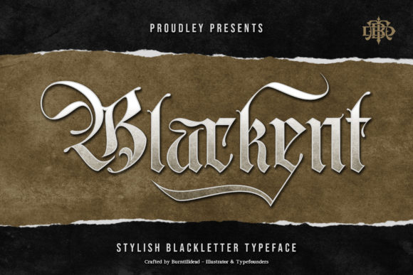 Blackent: A Stylish Blackletter Font for Editorial Projects