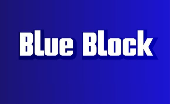 Blue Block: A Joyful Sans Serif Font for Bold Branding