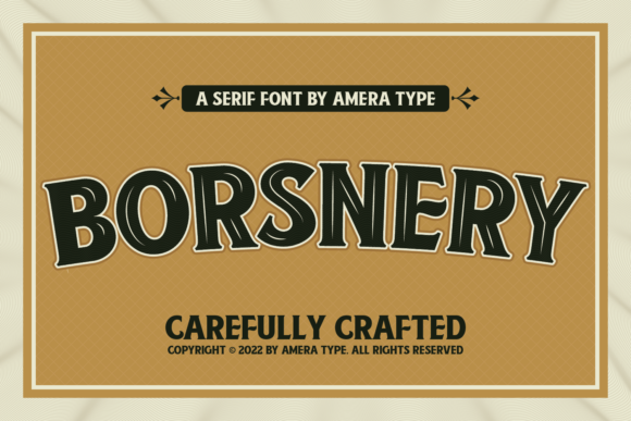 Borsnery Serif Font for Web Design