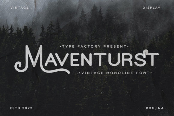 Bring Your Brand to Life with Maventurst Typeface