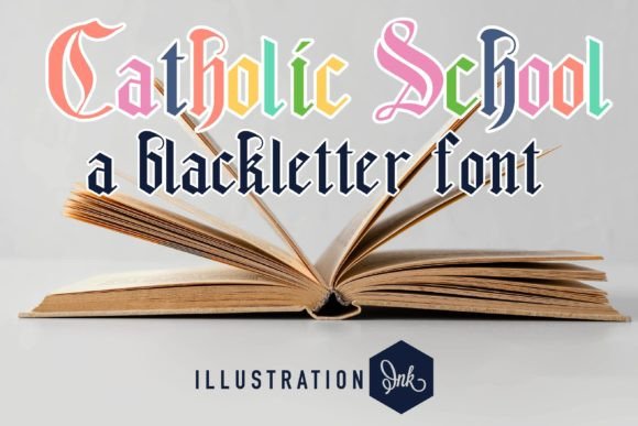 Catholic School Font for Web Design