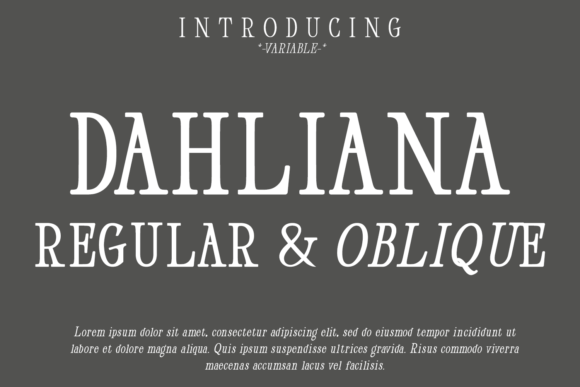 Dahliana: A Serif Font That Elevates Campaign Design