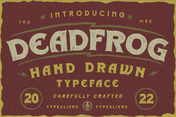 Deadfrog Serif Font for Bold Branding and Visual Impact