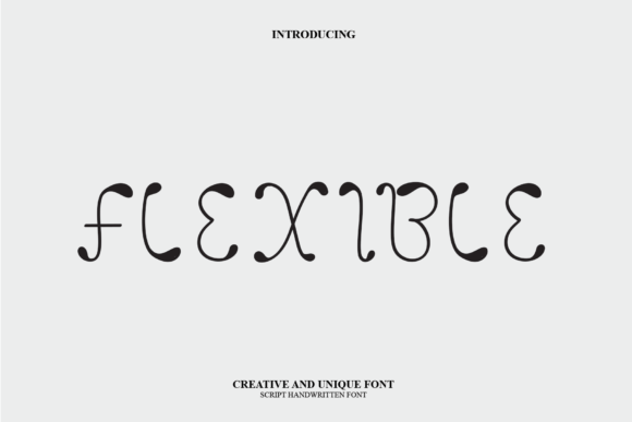 Flexible: A Sweet Handwritten Font for Creative Branding