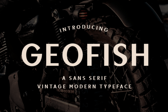 Geofish: A Vintage-Inspired Sans Serif for Modern Publishing