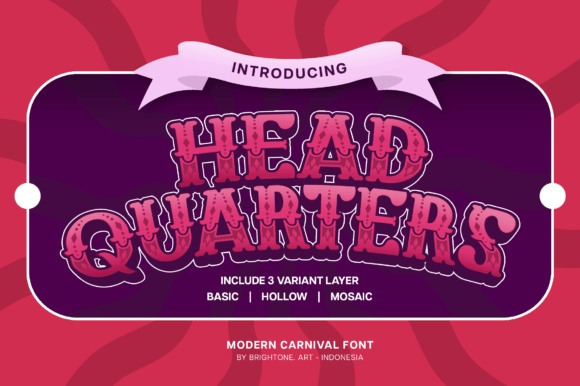 Headquarters Font for Bold Campaign Designs