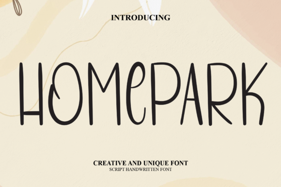 Homepark: A Handwritten Font That Elevates Editorial Design