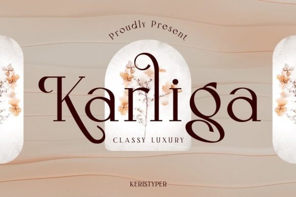 Karliga Serif Font for Editorial Design