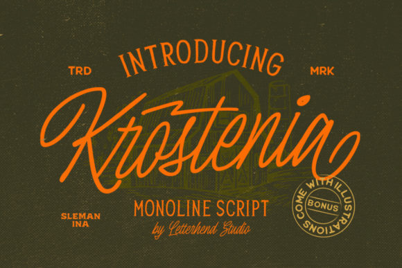 Krostenia: A Versatile Script Font for Editorial Design