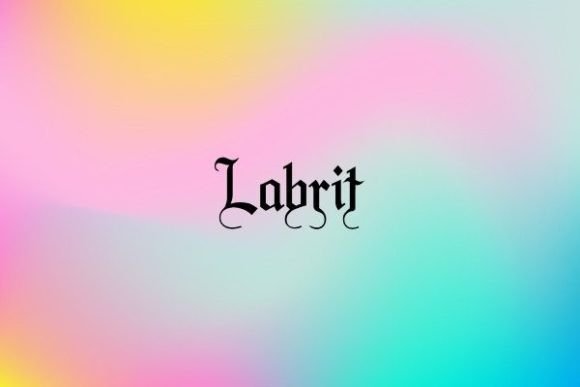 Labrit: A Vintage-Inspired Font for Web Design