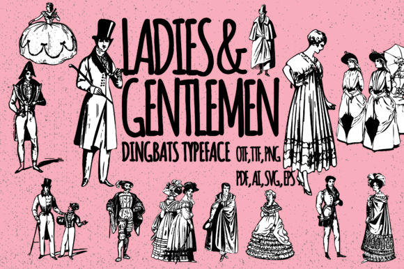 Ladies Gentlemen Font for Digital Creativity