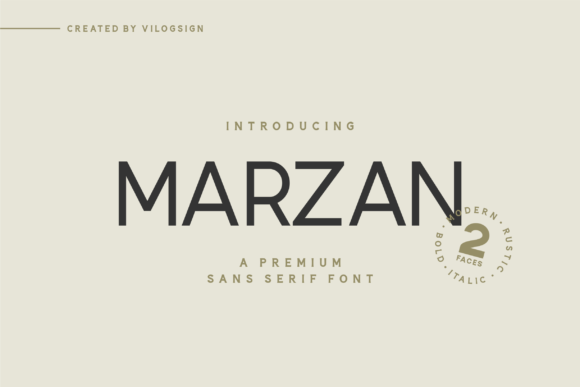 Marzan: A Vintage Sans Serif for Modern Editorial Design