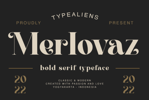 Merlovaz: A Bold Serif Font for Impactful Branding