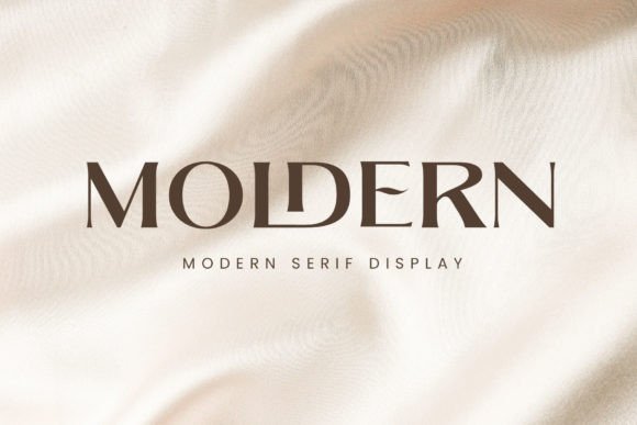 Moldern: A Modern Serif Font for Digital Branding