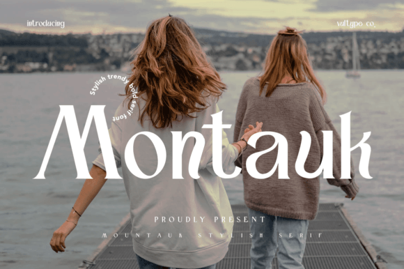 Montauk: A Bold Serif Font for Modern Brand Campaigns