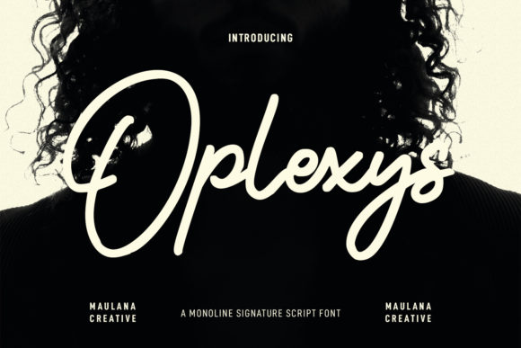 Oplexys: A Vintage Script Font for Editorial Elegance