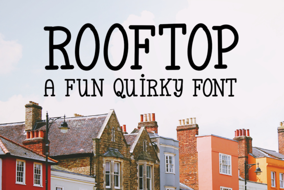 Rooftop Font for Editorial Design and Content Creation