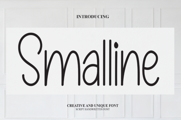 Smalline: A Playful Script Font for Creative Branding