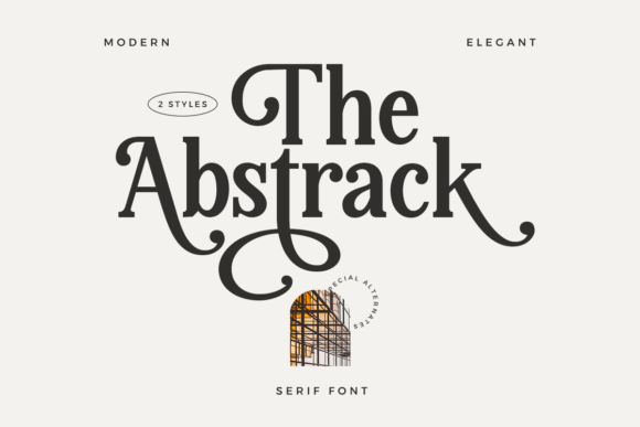 The Abstrack: A Serif Font That Elevates Editorial Design