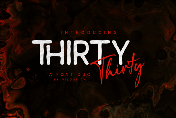 Thirty Duo: A Vintage-Inspired Font for Editorial Design