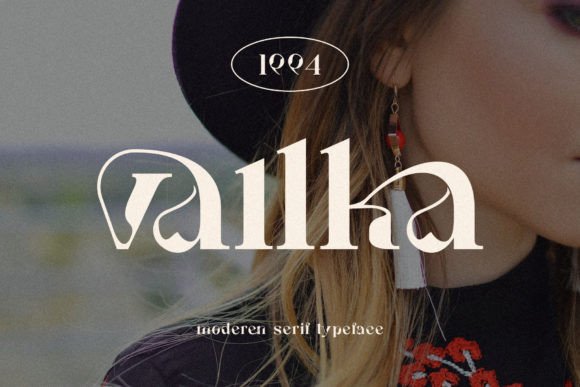 Vallka: A Serif Font for Modern Branding