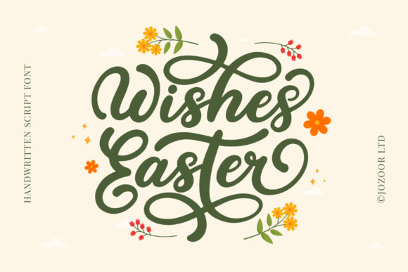 Wishes Easter: A Font That Elevates Campaign Design
